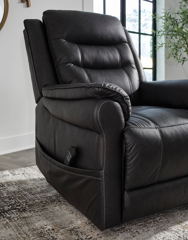 Ashley 1800512 - Power Lift Recliner (Heat/Massage)