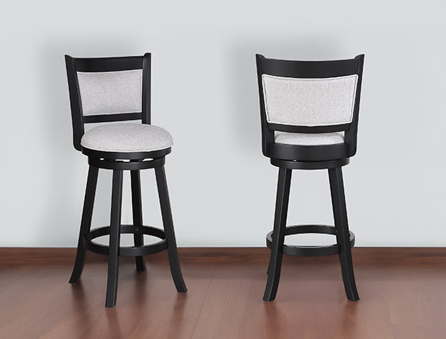 2998DV-29 CECIL SWIVEL BAR STOOL DOVE K/D