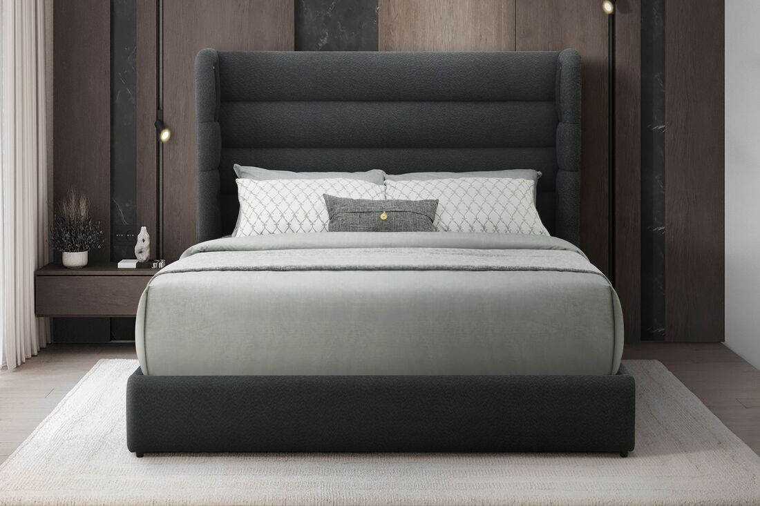 Hero Black Platform Bed (w/ Bluetooth Speaker) - Queen, King **NEW ARRIVAL**