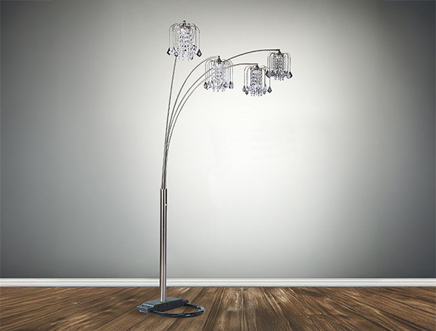 6217F-SV FLOOR LAMP