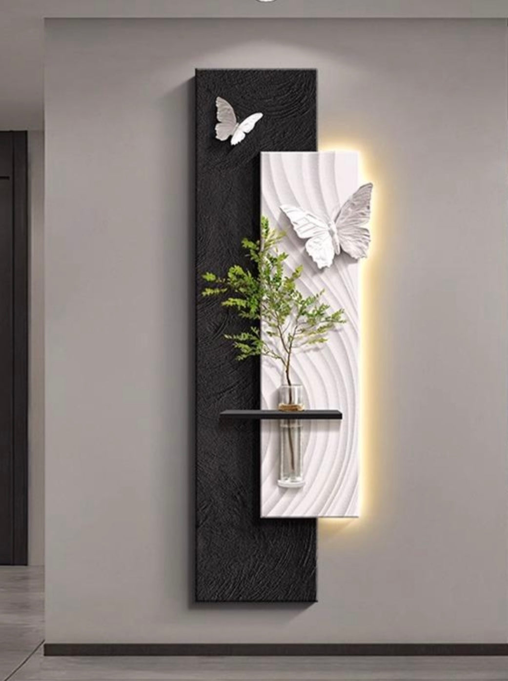 Led Wall Art Decorative Painting Sandstone Glassware