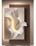 Led Wall Art Decorative Painting Double Layer Chrystal