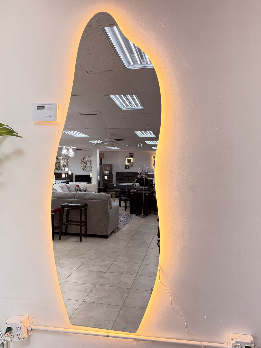 FLOOR MIRROR.Water Drop Mirror LED