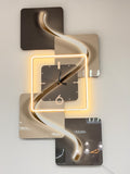 Led Wall Art Decorative Painting Cutting Acrylic Chrystal Clock