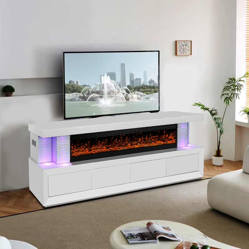 A97 TV STAND W/FIREPLACE