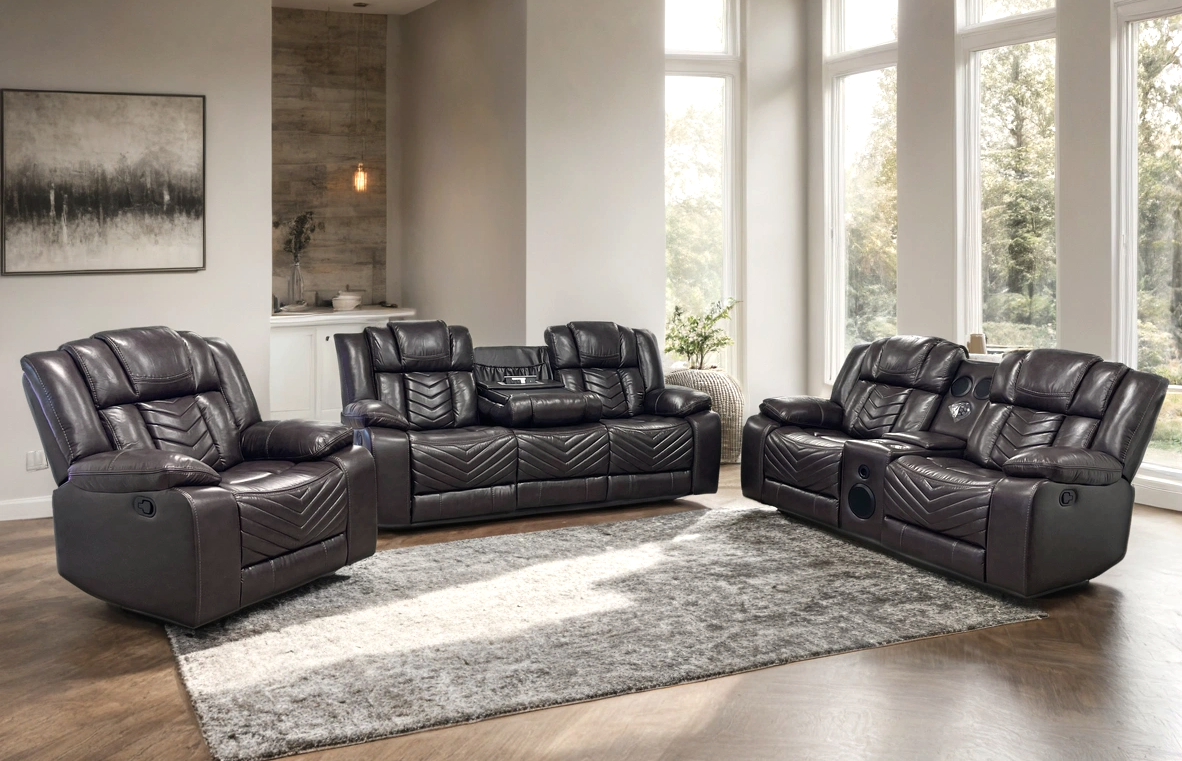 Ace Brown - 3PC Reclining Set **NEW ARRIVAL**