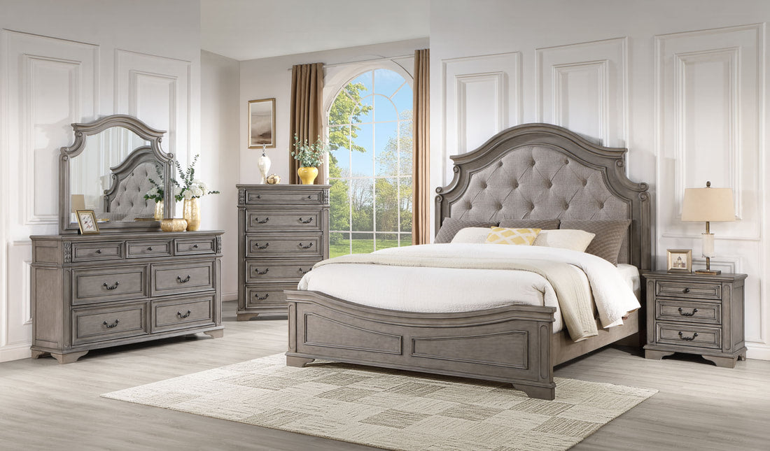 B6020 - 4pc or 5PC Bedroom Set - Queen, King