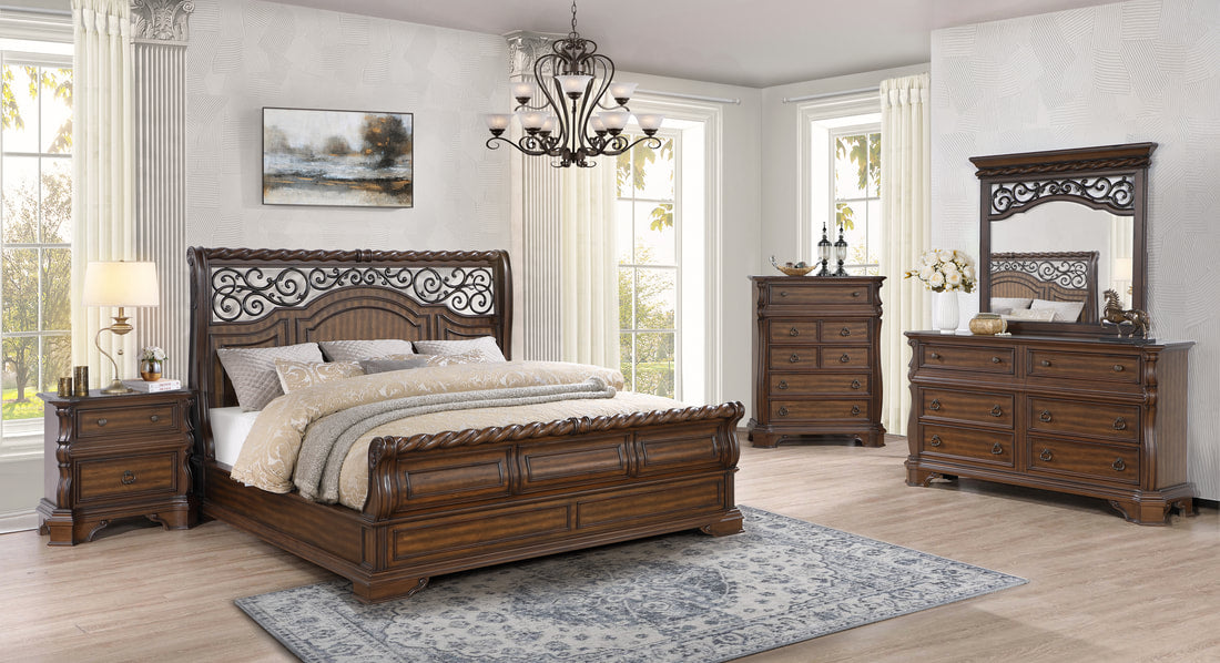 B7000 - 4pc or 5pc Bedroom Set - Queen, King