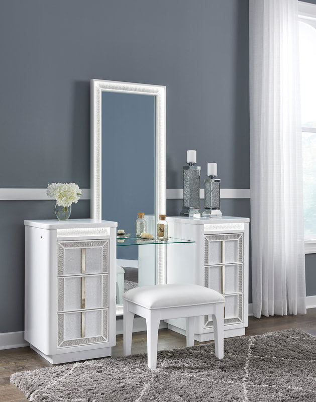 B822 - Vanity w/Stool (LED Lights) **ON SALE**