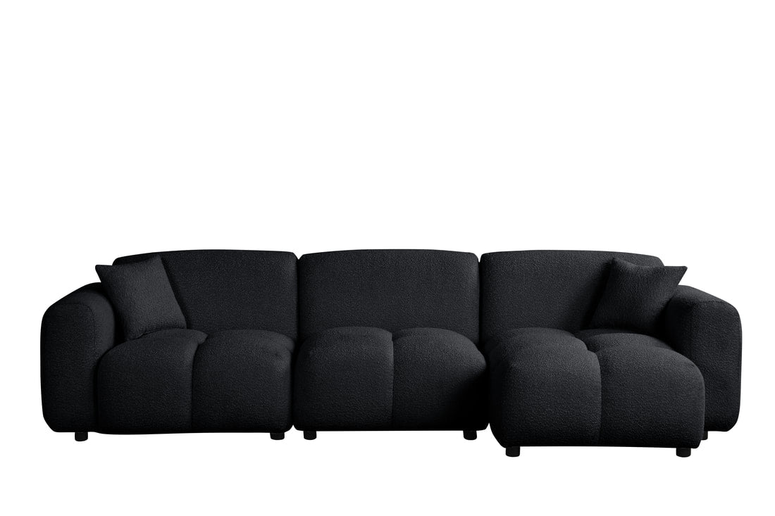 Bella Black Sectional
