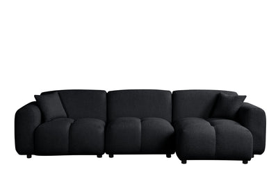 Bella Black Sectional