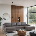 Candace Bronze Double Chaise Sectional