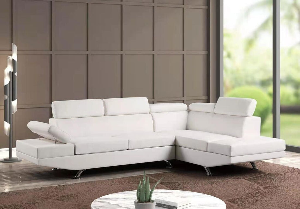 Modern - Sectional (White)