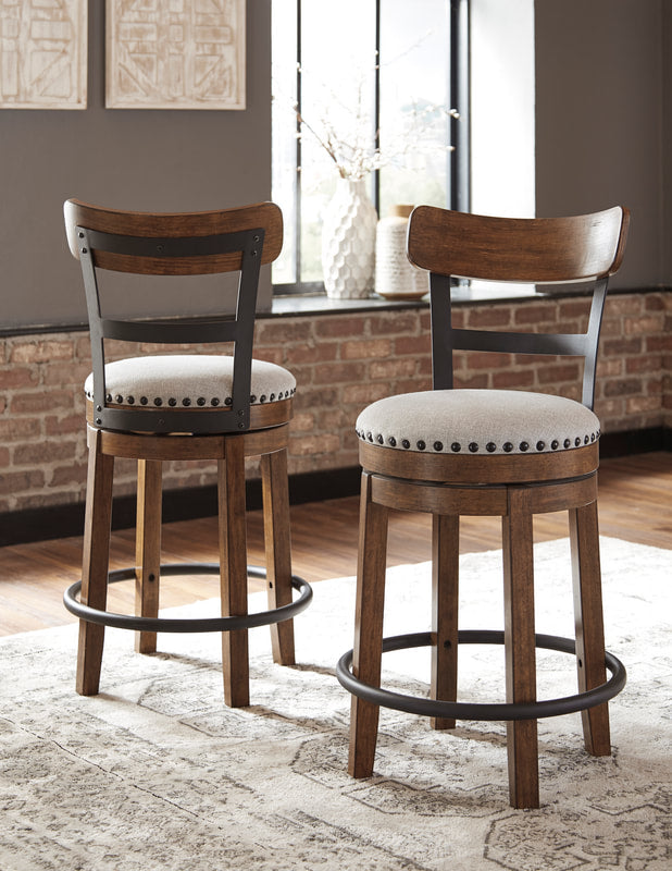 D546-424 - 24" COUNTERHEIGHT Swivel Barstool **NEW ARRIVAL**