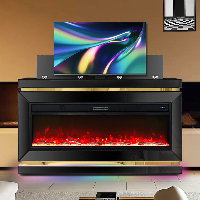 A93 A94 TV STAND W/FIREPLACE - Media Console with Electric Fireplace Insert