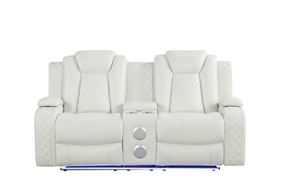 Luz White - 3PC Reclining Set