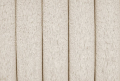 Mariah Beige Platform Bed - Queen, King