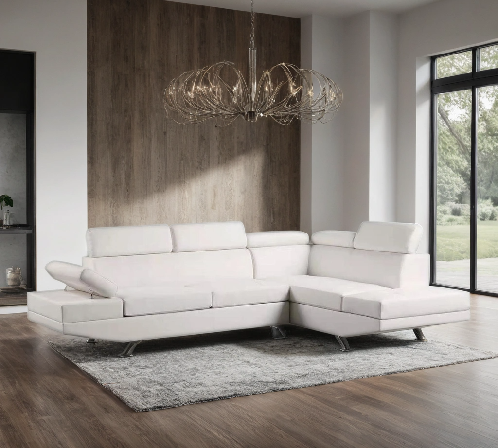 Modern - Sectional (White)
