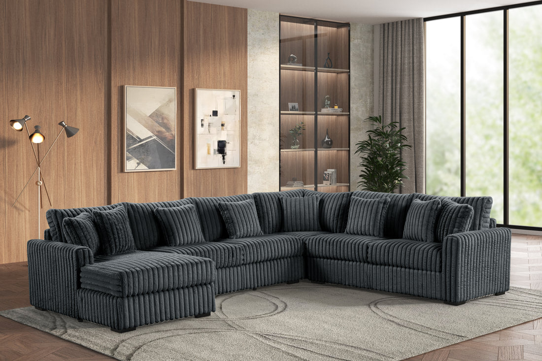 Solana Charcoal Sectional **NEW ARRIVAL**