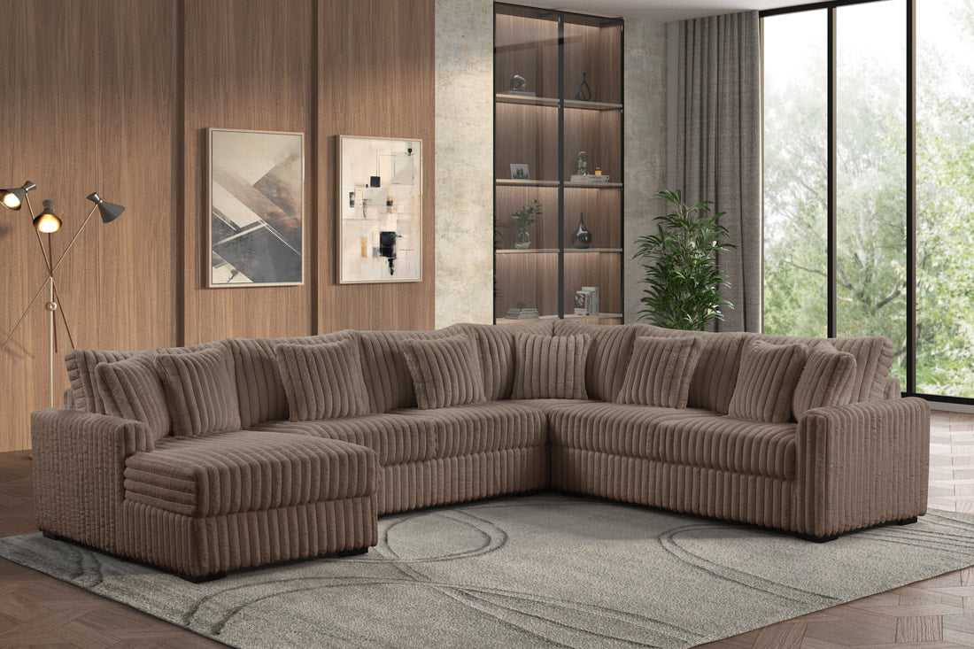 Solana Mocha Sectional **NEW ARRIVAL**