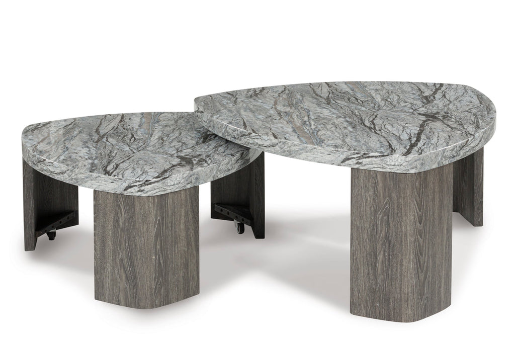 T600-0 - Stacked Cocktail Table