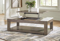 T854-9 Lift Top Cocktail Table (MARBLE TOP)