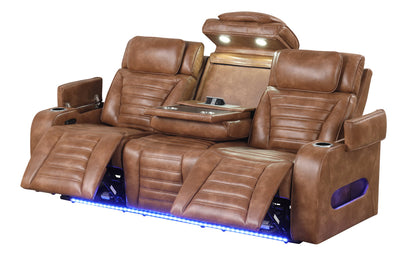TOKYO 3PC Brown Power Reclining Set