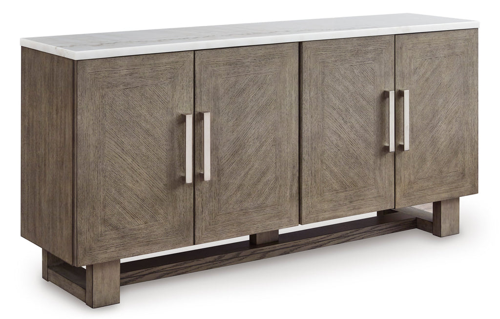 W854-68 TV Stand 68"L (MARBLE TOP) **NEW ARRIVAL**